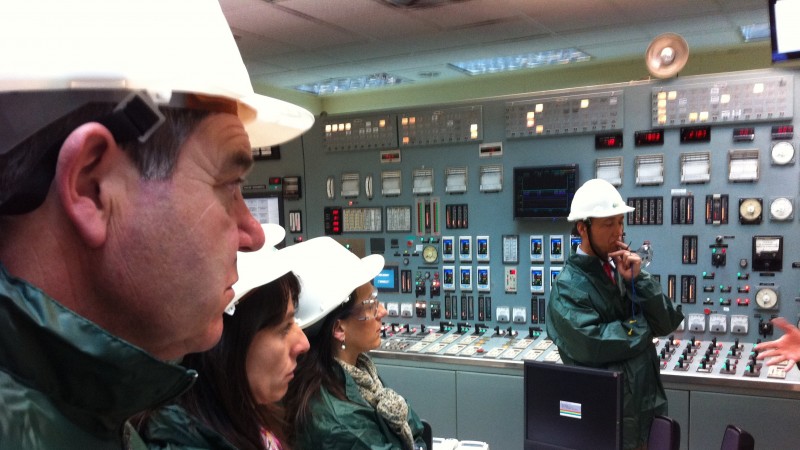 Visita a la central térmica de Pasajes de Iberdrola