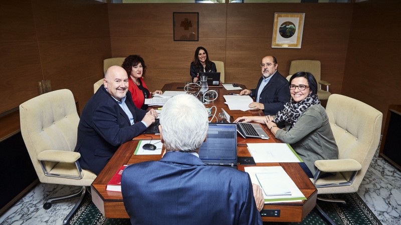 Primera reunión de la Mesa del Parlamento - XI Legislatura