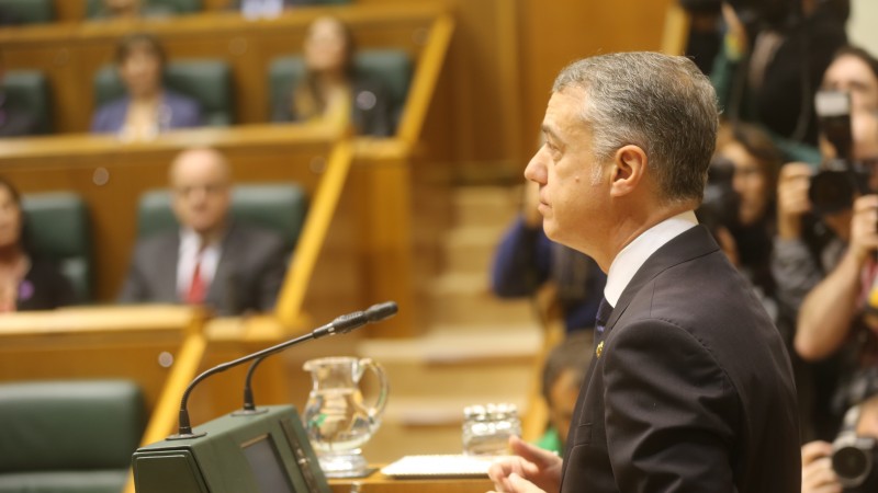 Pleno Investidura - Urkullu Lehendakari - 2016.11.24