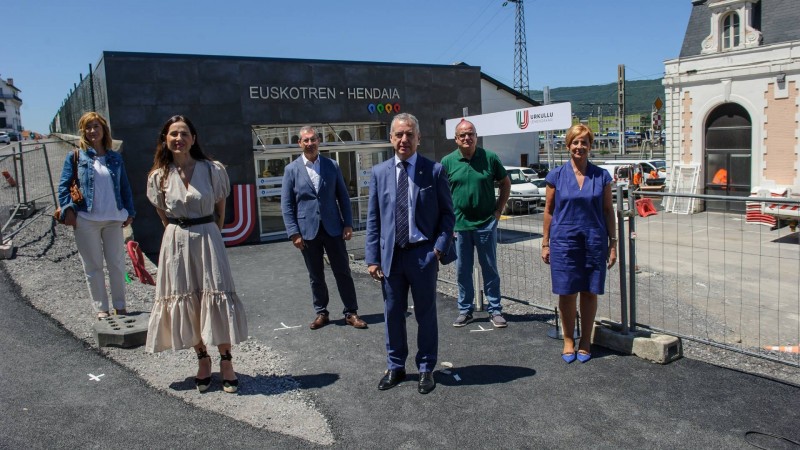 Acto Sectorial Eurorregion. Iñigo Urkullu, Arantxa Tapia.