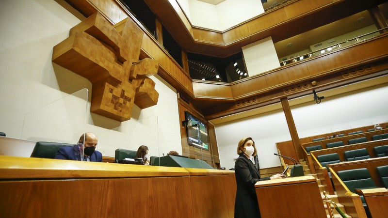 Pleno Ordinario en el Parlamento Vasco (10-12-2020) 