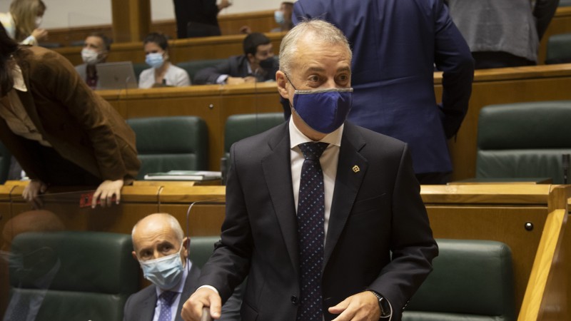 Pleno Ordinario en el Parlamento Vasco (07-10-2021)