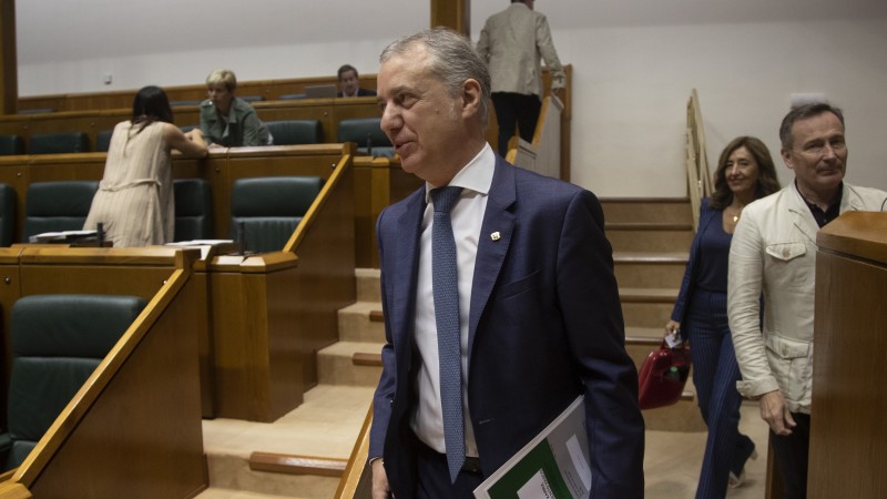 Pleno Ordinario en el Parlamento Vasco (30-06-2022)