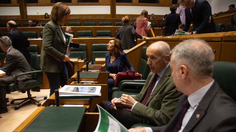 Pleno Ordinario en el Parlamento Vasco (16-03-2023)
