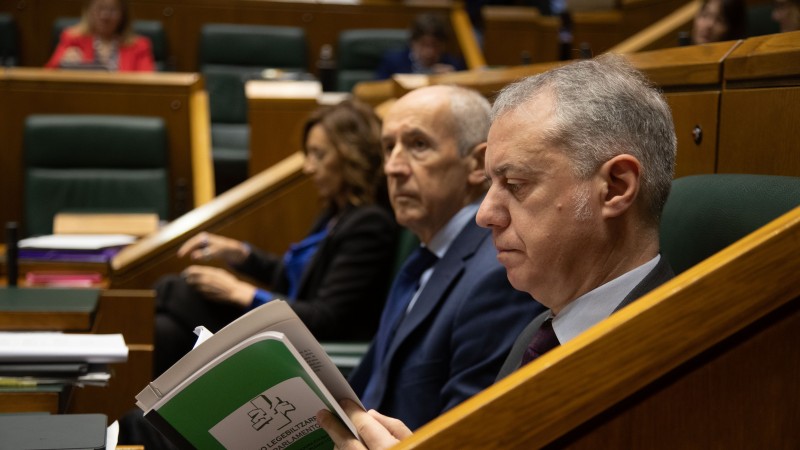 Pleno Ordinario en el Parlamento Vasco (23-03-2023)