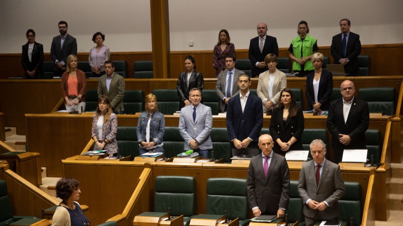 Pleno Ordinario en el Parlamento Vasco (01-06-2023)