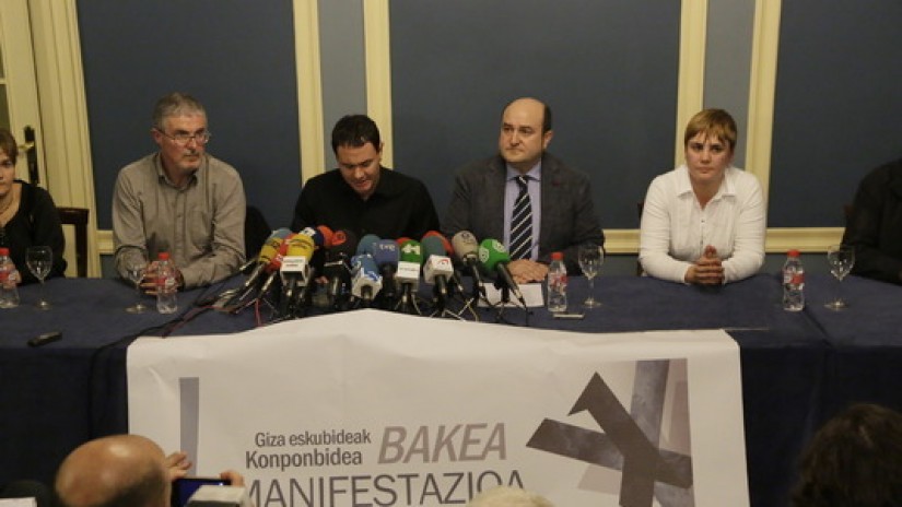 EAJ-PNV hace un llamamiento a sus militantes y simpatizantes para que participen en la manifestación de Bilbao