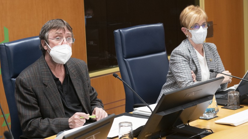 El presidente de la Ponencia sobre la descarbonización presenta a los grupos el borrador de conclusiones