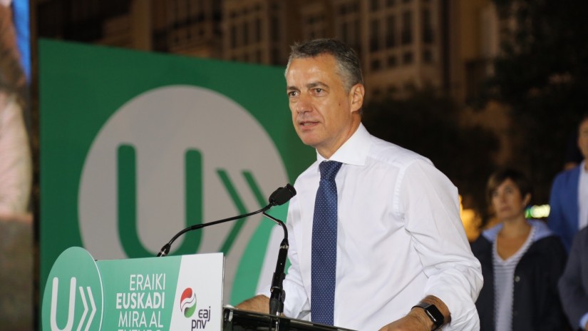 Urkullu: “Euskadi necesita un Gobierno sólido, fuerte y responsable para crear empleo y dar oportunidades a los jóvenes”