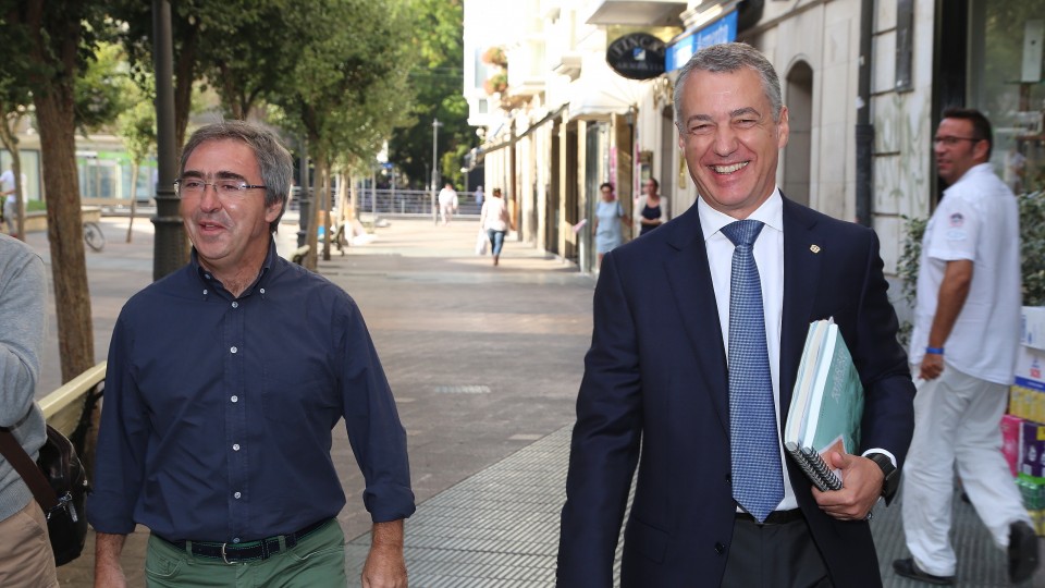 Iñigo Urkullu, Joseba Aurrekoetxea - Presentación Programa electoral