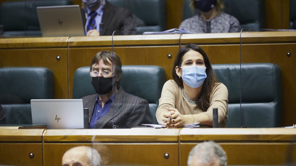 Pleno Ordinario en el Parlamento Vasco (08-10-2020)