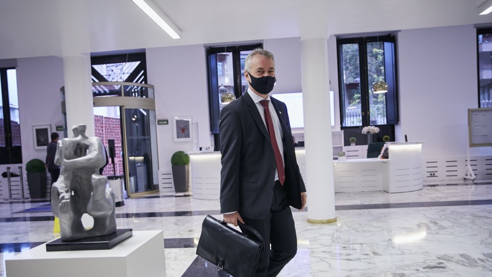 Pleno Ordinario en el Parlamento Vasco (15-10-2020)