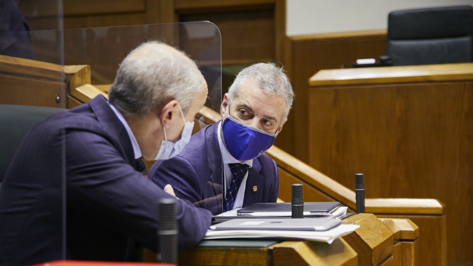 Pleno Ordinario en el Parlamento Vasco (24-02-2021) 