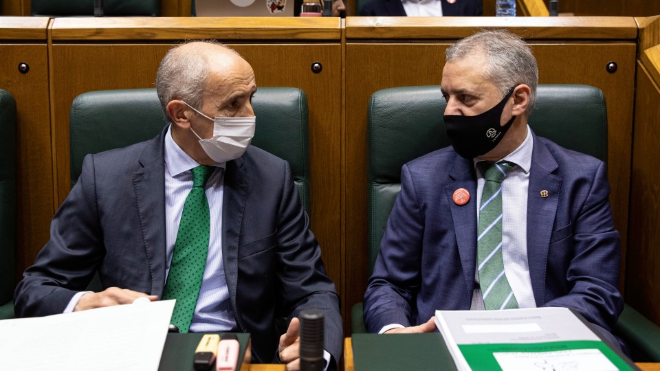 Pleno Ordinario en el Parlamento Vasco (12-05-2022)