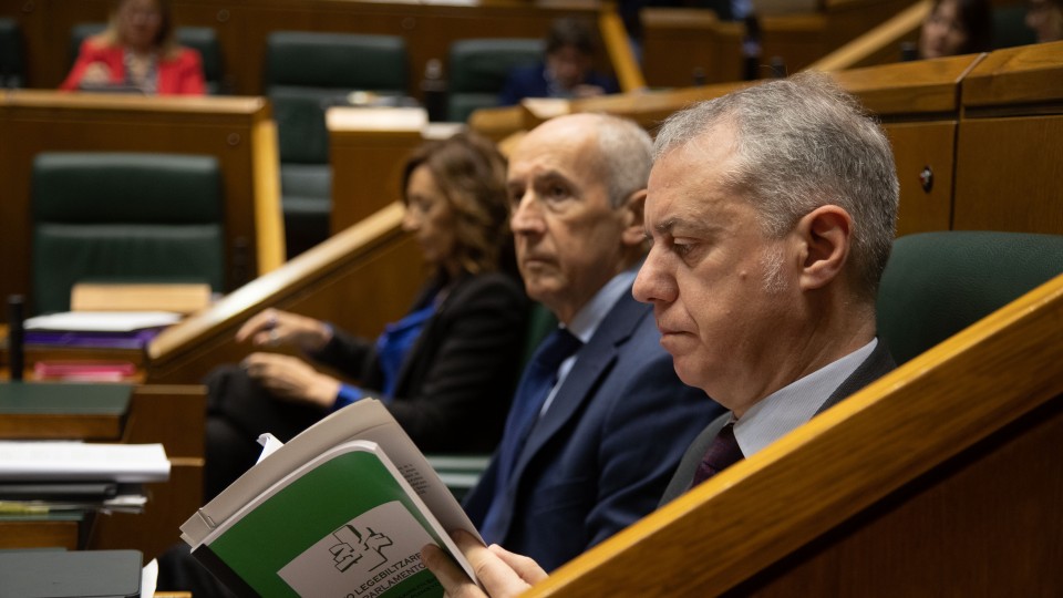 Pleno Ordinario en el Parlamento Vasco (23-03-2023)