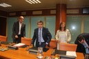 Reunión entre EAJ-PNV y PSE en el Parlamento