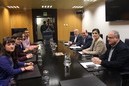 Reunión entre EAJ-PNV y Podemos sobre autogobierno en el Parlamento Vasco