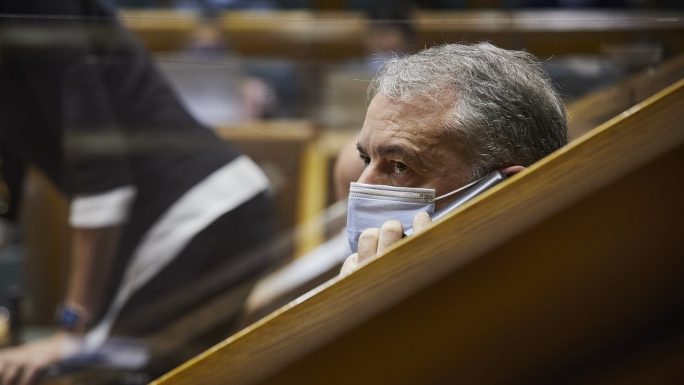 Pleno Ordinario en el Parlamento Vasco (22-10-2020)