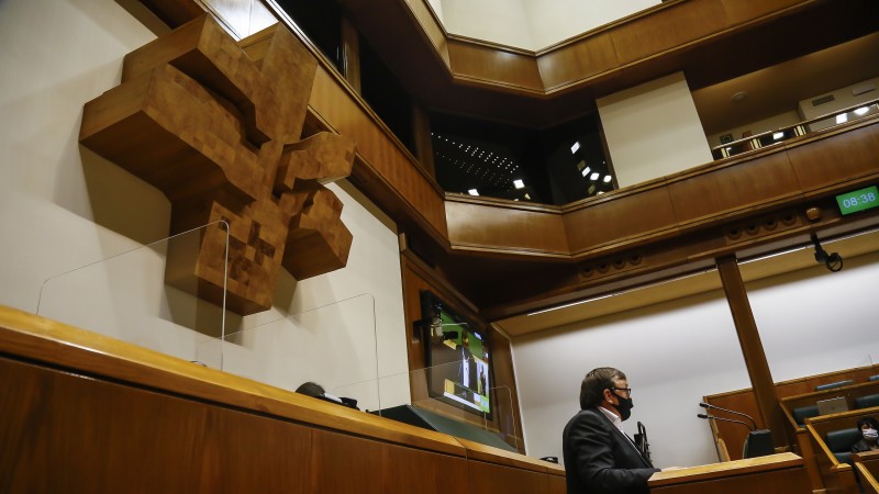 Pleno Ordinario en el Parlamento Vasco (18-03-2021) 