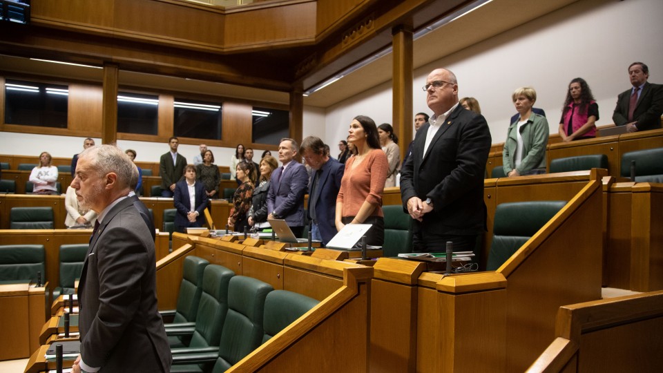 Pleno Ordinario en el Parlamento Vasco (29-09-2022)